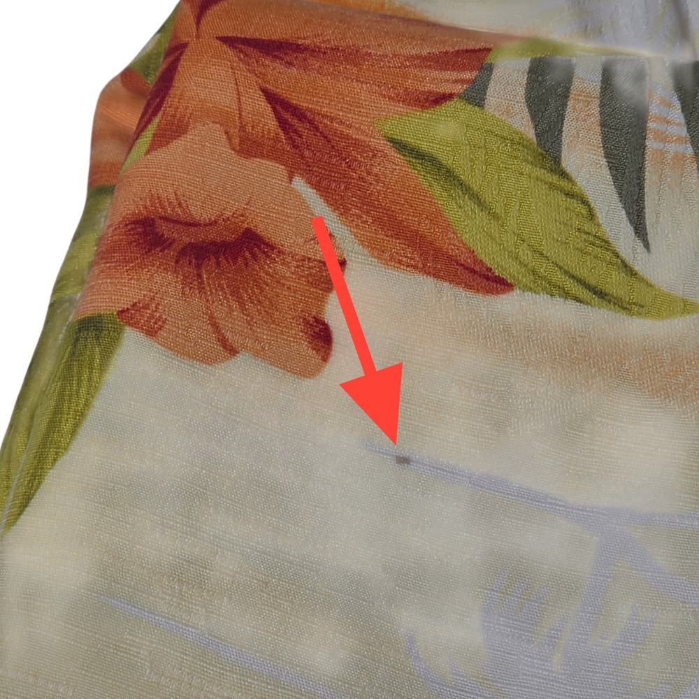 Tommy Bahama Vintage Orange Silk Tropical Floral Palm Tree Sunset‎ Maxi Dress 4 - Picture 10 of 12